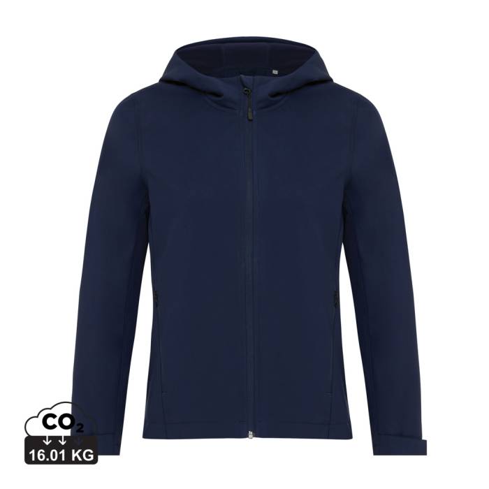 Iqoniq Makalu női újrahaszn. poliészter softshell dzseki - sötétkék...<br><small>XI-T4700.002.L</small>