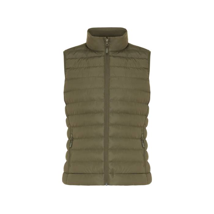 Iqoniq Meru női újrahasznosított poliészter mellény - khaki<br><small>XI-T4702.020.L</small>