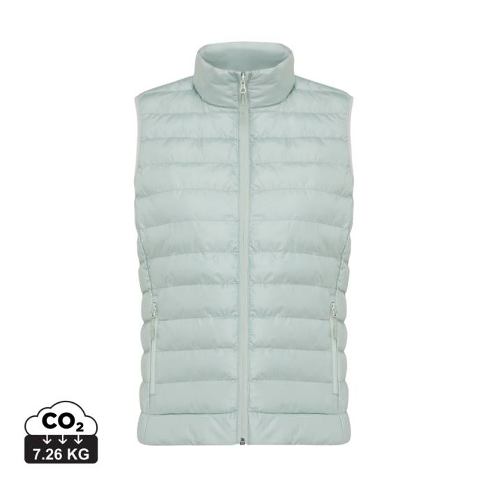 Iqoniq Meru női újrahasznosított poliészter mellény - Iceberg green<br><small>XI-T4702.023.XL</small>