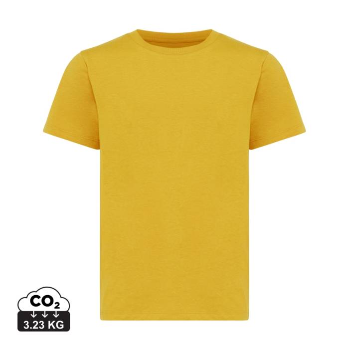 Iqoniq Koli gyermek újrahasznosított pamut póló - ochre yellow<br><small>XI-T6100.021.1112</small>