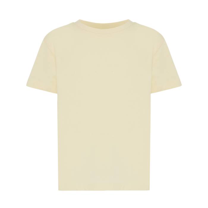 Iqoniq Koli gyermek újrahasznosított pamut póló - cream yellow<br><small>XI-T6100.036.1112</small>