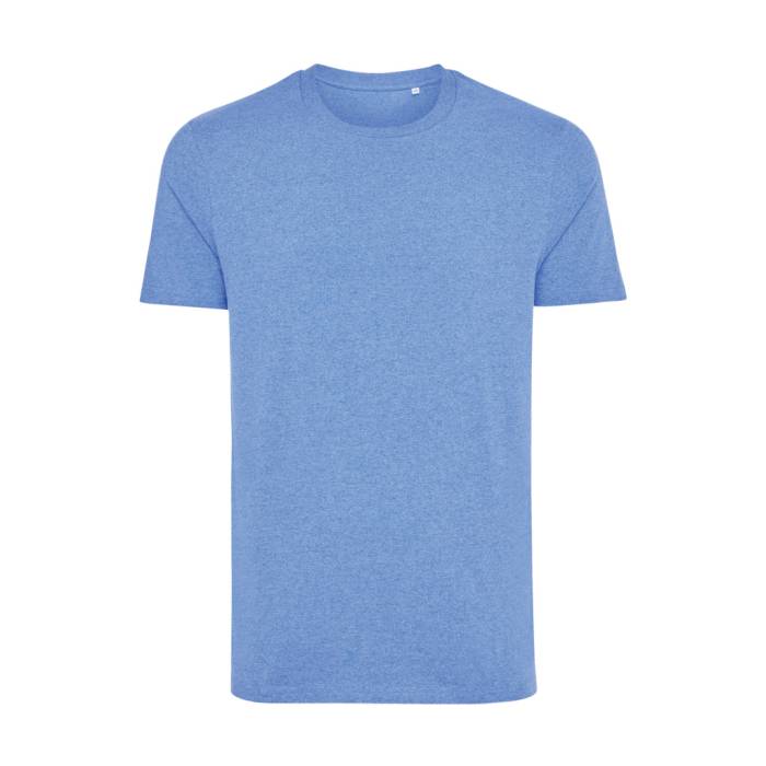 Iqoniq Manuel újrahasznosított pamut póló festetlen - heather blue<br><small>XI-T9101.024.XXXL</small>