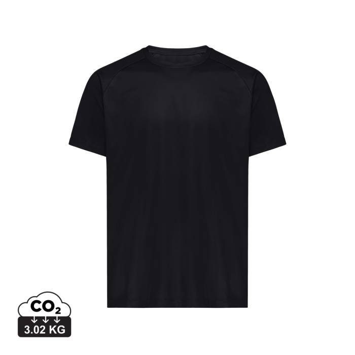 Iqoniq Tikal újrah. poliészter gyorsan száradó sport póló - fekete...<br><small>XI-T9102.001.XXS</small>