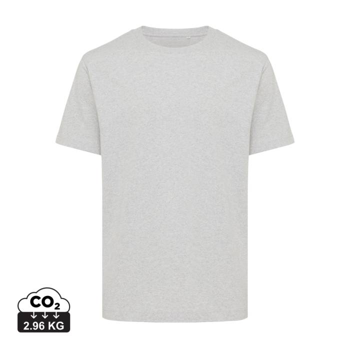 Iqoniq Kakadu laza szabású újrahasznosított pamut póló - heather grey...<br><small>XI-T9103.013.XL</small>