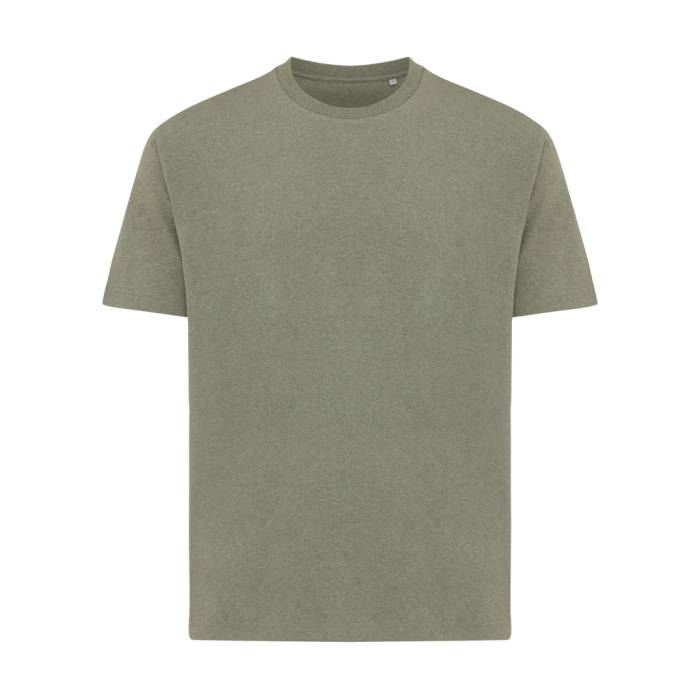 Iqoniq Teide újrahasznosított pamut póló - heather green<br><small>XI-T9105.015.4XL</small>