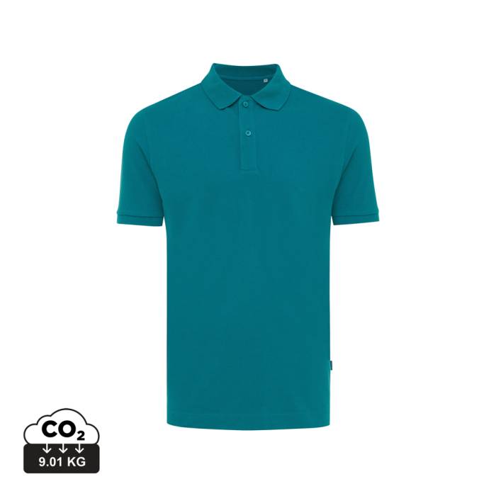 Iqoniq Yosemite újrahasznosított pamut piké póló - verdigris<br><small>XI-T9200.009.XS</small>