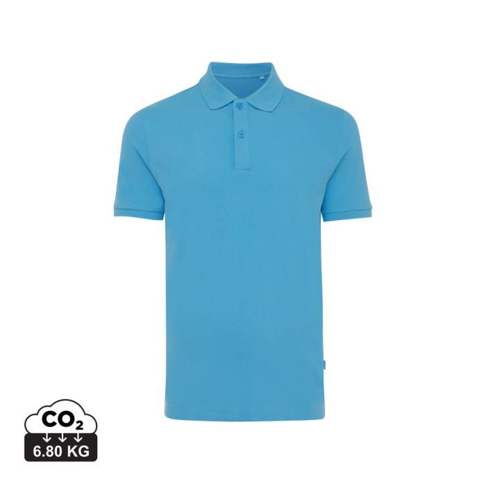 Iqoniq Yosemite újrahasznosított pamut piké póló - tranquil blue<br><small>XI-T9200.010.4XL</small>