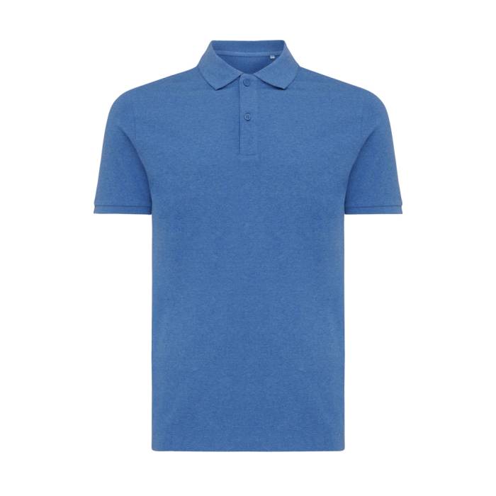 Iqoniq Yosemite újrahasznosított pamut piké póló - heather blue<br><small>XI-T9200.024.4XL</small>