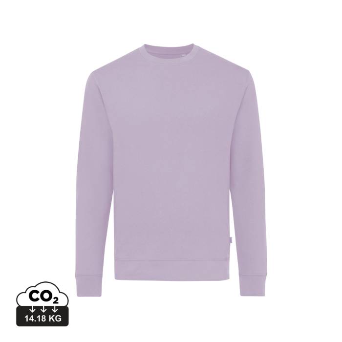 Iqoniq Zion újrahaszn. pamut pulóver kerek nyakkivágással - lavender...<br><small>XI-T9300.011.L</small>