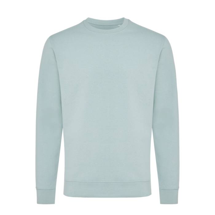 Iqoniq Zion újrahaszn. pamut pulóver kerek nyakkivágással - Iceberg green...<br><small>XI-T9300.023.XXXL</small>