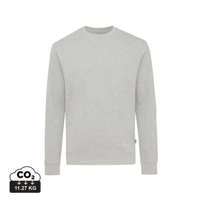 Iqoniq Denali újrahaszn. pamut pulóver festetlen - heather grey<br><small>XI-T9301.013.4XL</small>