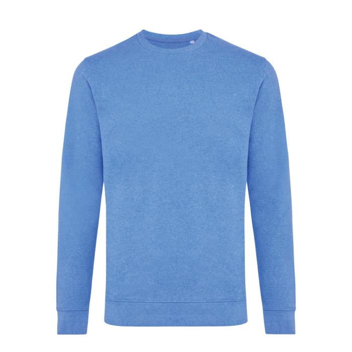 Iqoniq Denali újrahaszn. pamut pulóver festetlen - heather blue<br><small>XI-T9301.024.XXXL</small>