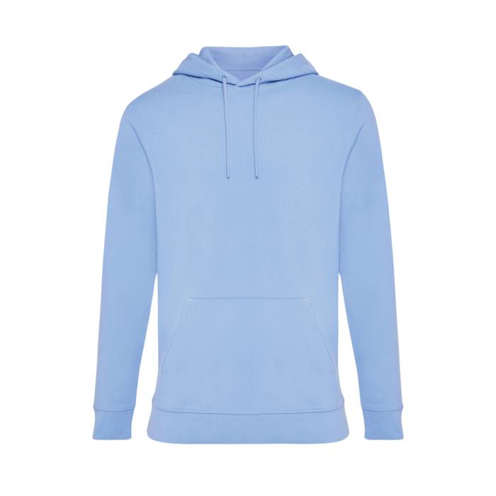 Iqoniq Jasper újrahasznosított pamut kapucnis pulóver - sky blue<br><small>XI-T9400.022.XXXL</small>