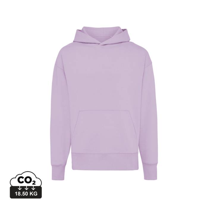 Iqoniq Yoho relaxed újrahasznosított pamut kapucnis pulóve - lavender...<br><small>XI-T9402.011.L</small>