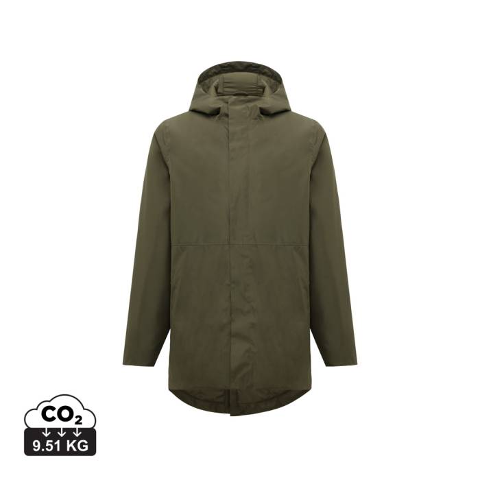 IQONIQ Thelon újrahasznosított poliészter parka - khaki<br><small>XI-T9702.020.S</small>