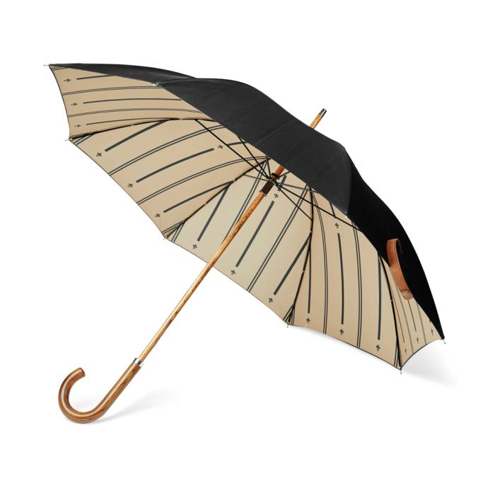 VINGA Bosler AWARE™ újrahasznosított PET 23`-es esernyő - fekete...<br><small>XI-V850001</small>