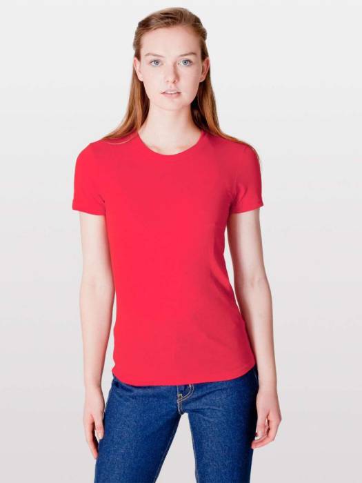 NŐI FINE JERSEY RÖVID UJJÚ PÓLÓ - Red, #BA0C2F<br><small>UT-aa2102re-l</small>