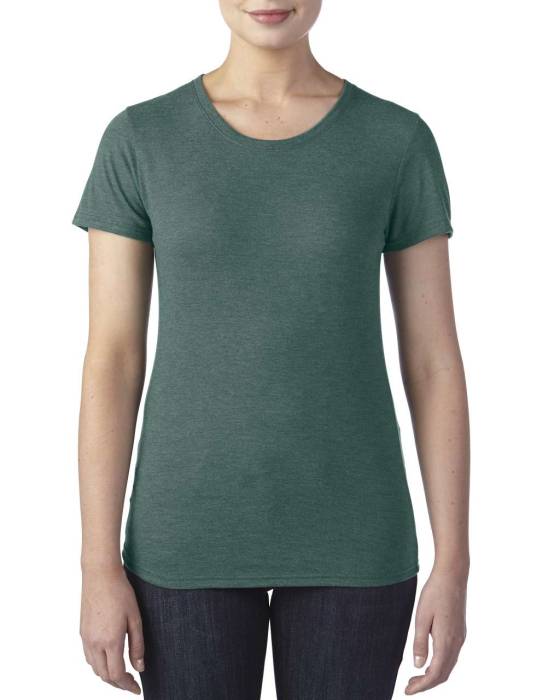 NŐI TRI-BLEND PÓLÓ - Heather Dark Green, #3E5D58<br><small>UT-anl6750hdgr-xl</small>