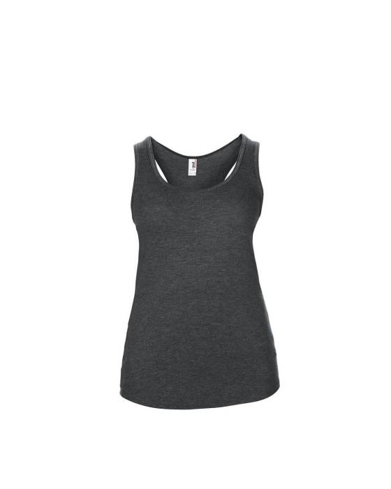 NŐI TRI-BLEND RACERBACK TRIKÓ - Heather Dark Grey, #3F4444<br><small>UT-anL6751hdg-xs</small>