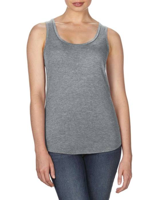 NŐI TRI-BLEND RACERBACK TRIKÓ - Heather Graphite, #707372<br><small>UT-anl6751hgp-l</small>