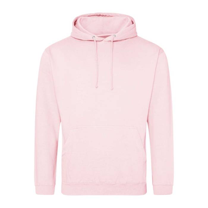 COLLEGE HOODIE - Baby Pink, #F5B6CD<br><small>UT-awjh001bbp-2xl</small>