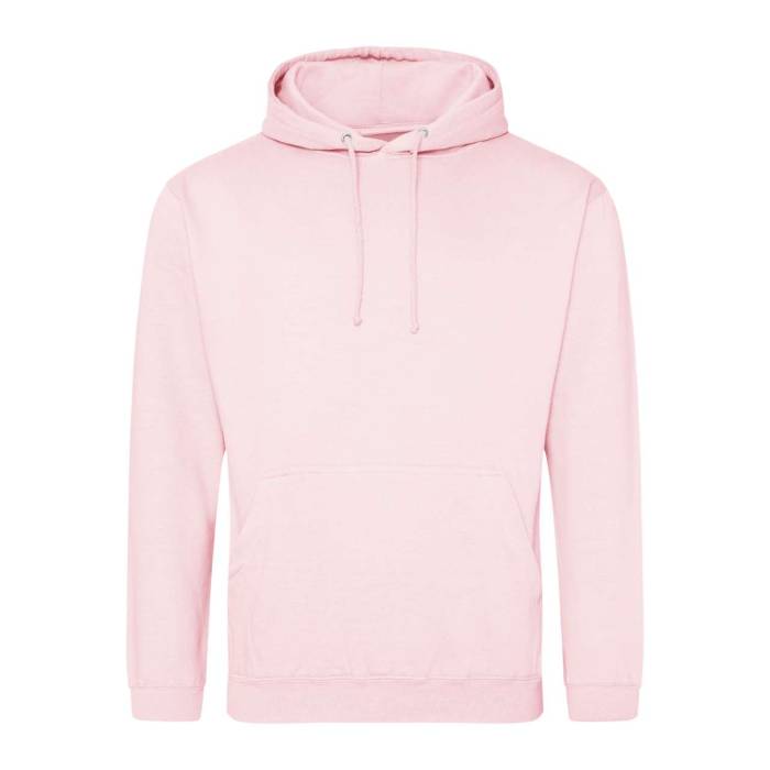 COLLEGE HOODIE - Baby Pink, #F5B6CD<br><small>UT-awjh001bbp-m</small>