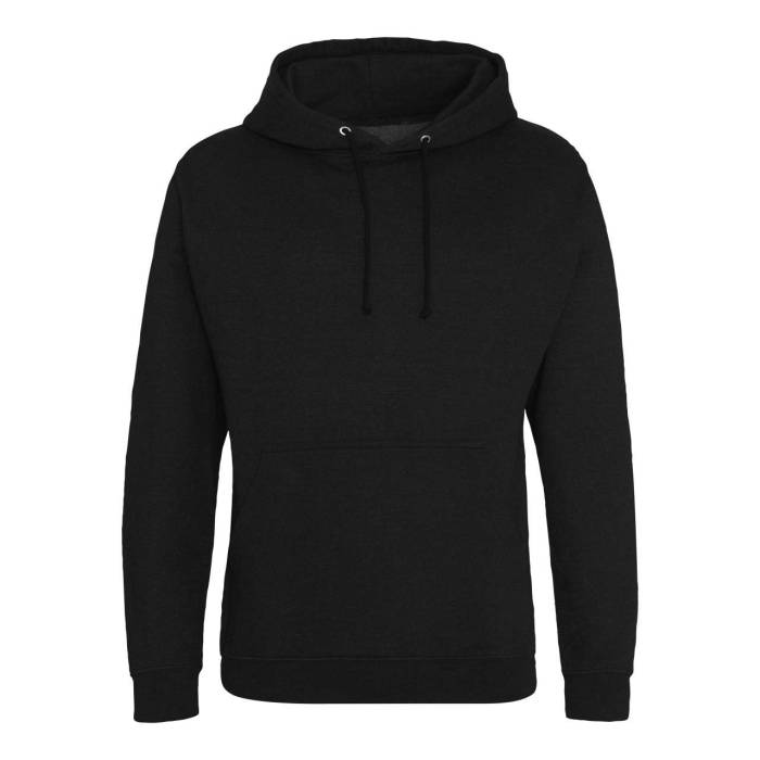 COLLEGE HOODIE - Deep Black, #000000<br><small>UT-awjh001dbl-2xl</small>