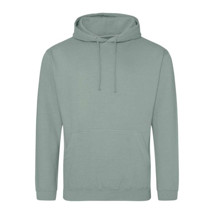 COLLEGE HOODIE - Dusty Green, #759d8b<br><small>UT-awjh001dugn-l</small>