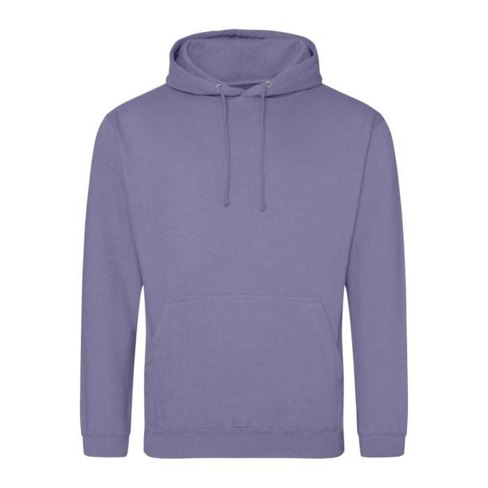 COLLEGE HOODIE - Dusty Purple, #936C7F<br><small>UT-awjh001dupu-xs</small>