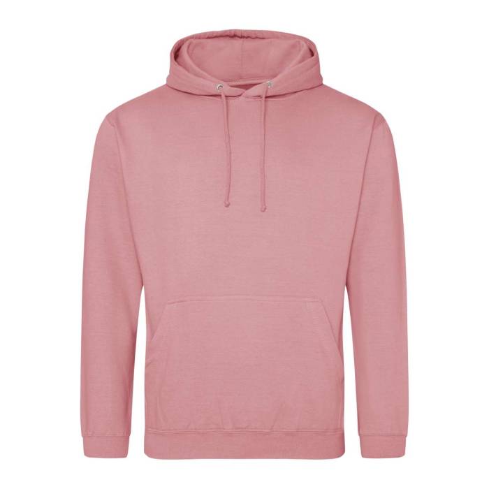 COLLEGE HOODIE - Dusty Rose, #A8628D<br><small>UT-awjh001dur-2xl</small>
