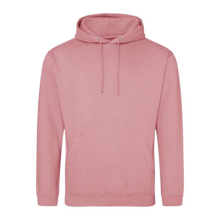 COLLEGE HOODIE - Dusty Rose, #A8628D<br><small>UT-awjh001dur-4xl</small>