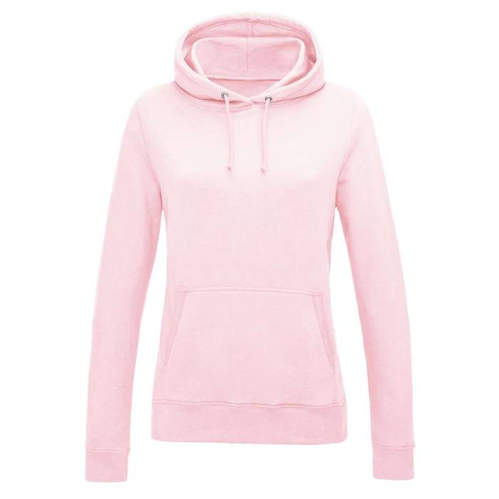 WOMEN`S COLLEGE HOODIE - Baby Pink, #F5B6CD<br><small>UT-awjh001fbbp-2xl</small>