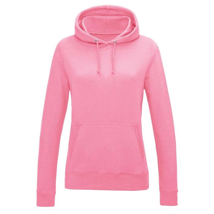WOMEN`S COLLEGE HOODIE - Candyfloss Pink, #E782A9<br><small>UT-awjh001fcfp-2xl</small>