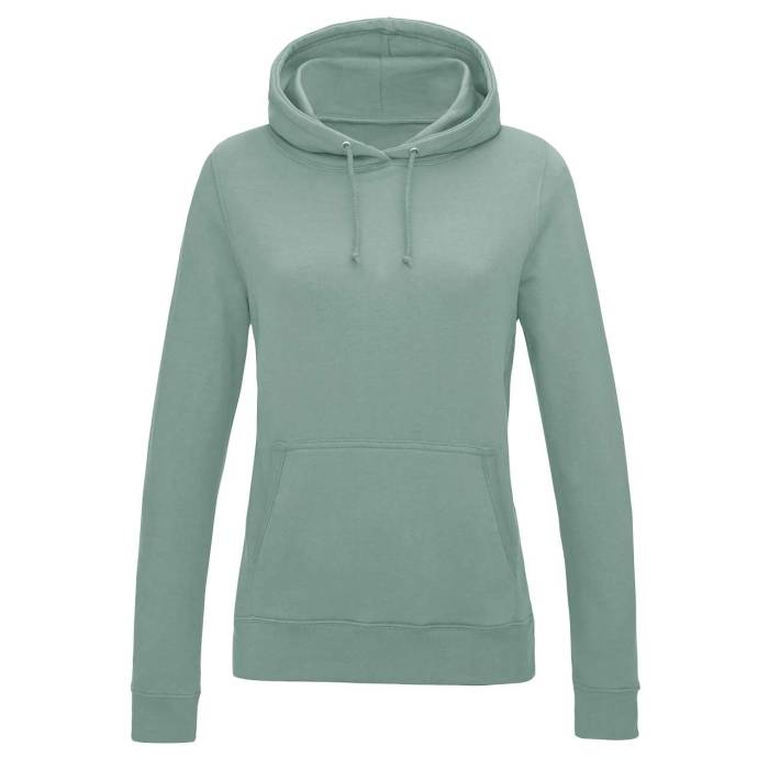 WOMEN`S COLLEGE HOODIE - Dusty Green, #759d8b<br><small>UT-awjh001fdugn-2xl</small>
