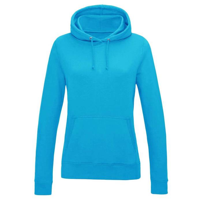 WOMEN`S COLLEGE HOODIE - Hawaiian Blue, #00A9E0<br><small>UT-awjh001fhb-xs</small>