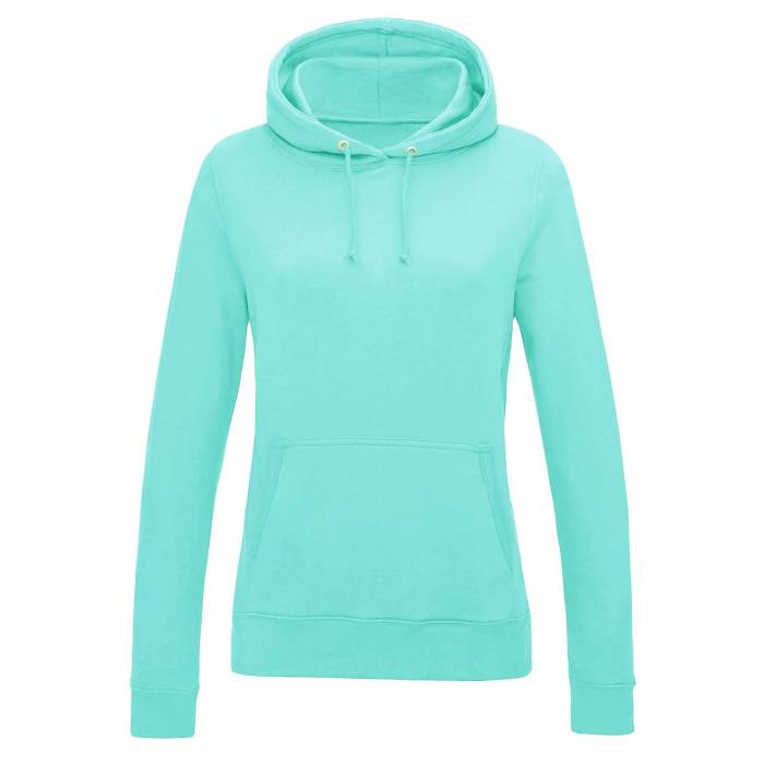 WOMEN`S COLLEGE HOODIE - Peppermint, #98DBCE<br><small>UT-awjh001fpp-2xl</small>