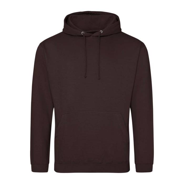 COLLEGE HOODIE - Hot Chocolate, #382F2D<br><small>UT-awjh001hch-l</small>