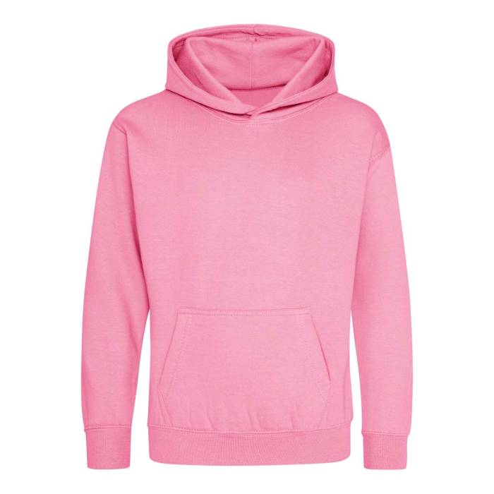 KIDS HOODIE - Candyfloss Pink, #E782A9<br><small>UT-awjh001jcfp-12/13</small>