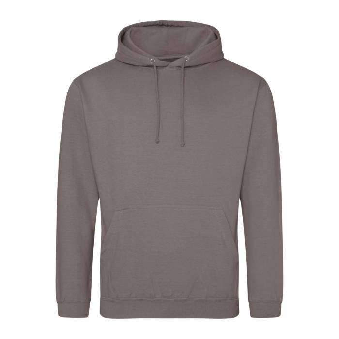 COLLEGE HOODIE - Mocha Brown, #91827B<br><small>UT-awjh001moc-l</small>