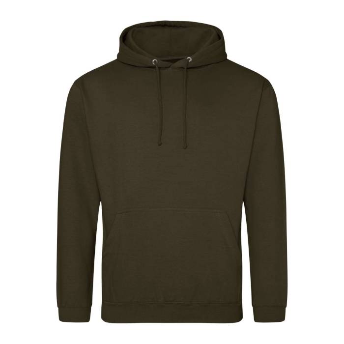 COLLEGE HOODIE - Olive Green, #4A412A<br><small>UT-awjh001ogr-2xl</small>