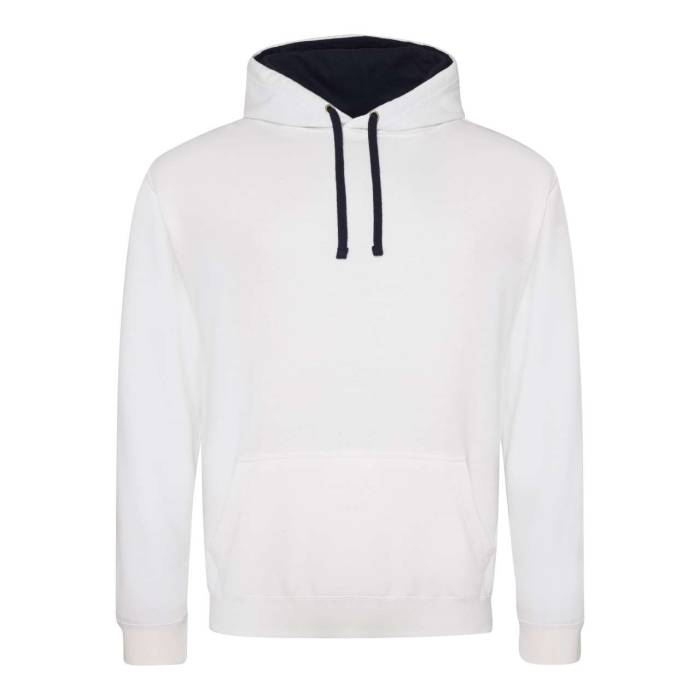 VARSITY HOODIE - Arctic White/French Navy, #ffffff/#081F2C<br><small>UT-awjh003awh/fn-l</small>