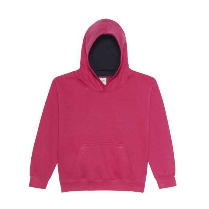 KIDS VARSITY HOODIE - Hot Pink/French Navy, #CE0F69/#081F2C<br><small>UT-awjh003jhpi/fnv-12/13</small>
