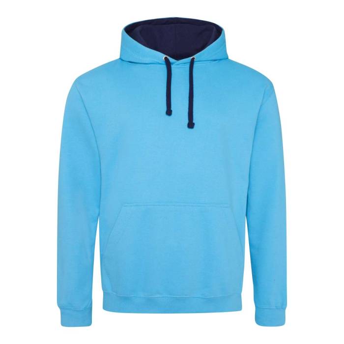 VARSITY HOODIE - Sapphire Blue/Heather Grey, #005EB8/#A2AAAD<br><small>UT-awjh003shb/hgr-2xl</small>