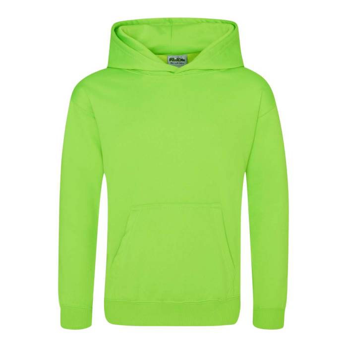 KIDS ELECTRIC HOODIE - Electric Green, #A4DC30<br><small>UT-awjh004jeg-12/13</small>