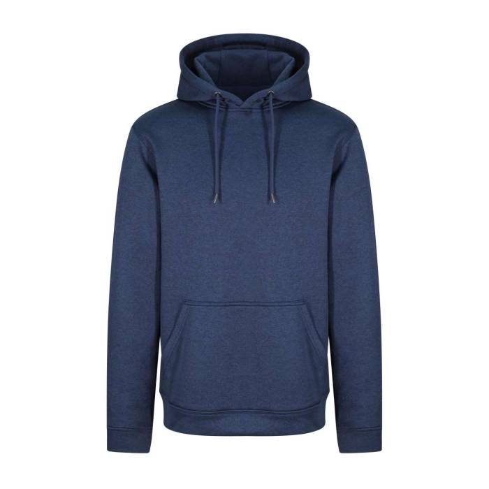 SPORTS POLYESTER HOODIE - Blue Melange, #4B4F6A<br><small>UT-awjh006blum-l</small>