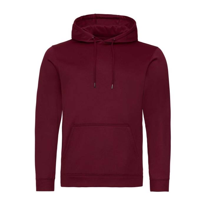 SPORTS POLYESTER HOODIE - Burgundy, #672146<br><small>UT-awjh006bu-3xl</small>