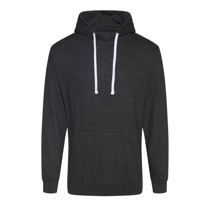 HEATHER HOODIE - Black Heather, #2E2A29<br><small>UT-awjh008blh-m</small>