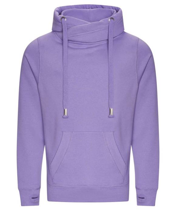 CROSS NECK HOODIE - Digital Lavender, #7870F5<br><small>UT-awjh021dil-m</small>