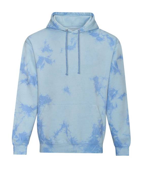 TIE-DYE HOODIE - Blue Cloud, #89CFF0<br><small>UT-awjh022bcl-2xl</small>