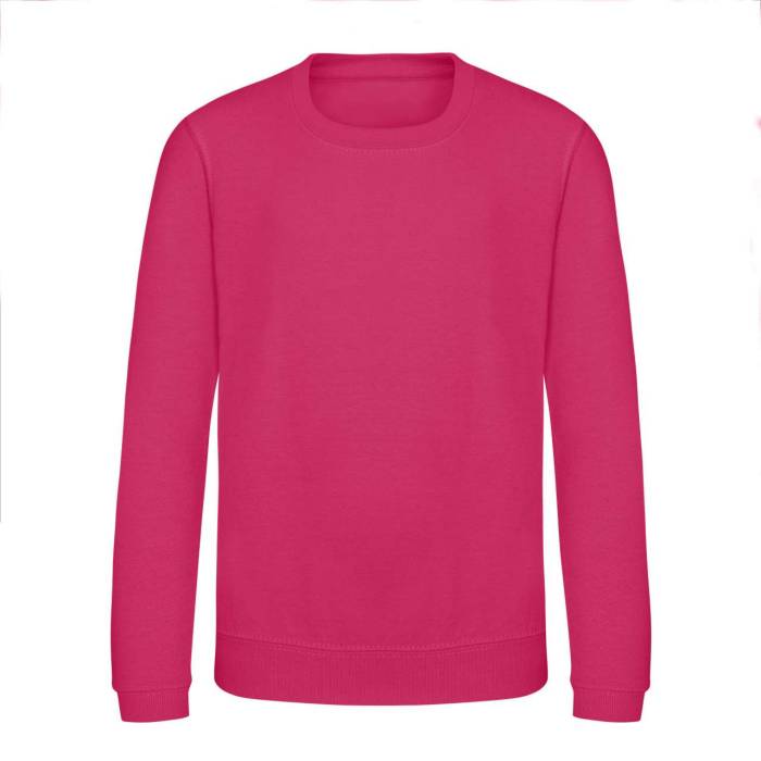 KIDS AWDIS SWEAT - Hot Pink, #CE0F69<br><small>UT-awjh030jhpi-12/13</small>